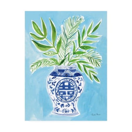 Farida Zaman 'Elegant Chinoiserie II Crop' Canvas Art,14x19